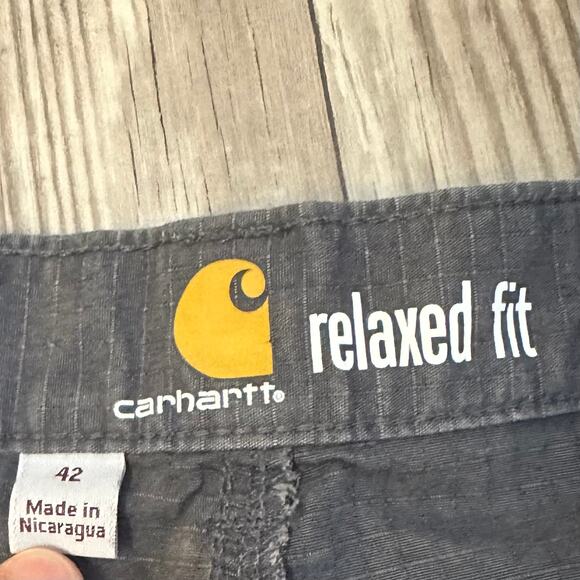 Carhartt Force Relaxed Fit Work Shorts Men’s Size 42 Dark Gray Cargo BS196-M - Picture 3 of 8
